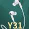 WK Design Ενσύρματα Ακουστικά In-ear 3.5mm Mini Jack Λευκό (Y31 εικόνα 1