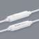 WK Design Wired USB Type-C In-ear Headphones White (Y12 image 2