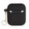 Guess GUA2LSCHSK AirPods 1/2 cover black/black Silicone Charm Collect image 1