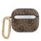 Guess GUA34GSMW AirPods 3 Cover braun/braun 4G Script Metal Collecti Bild 1