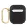 Μαντέψτε το κάλυμμα GUA2SASMK AirPods μαύρο/μαύρο Saffiano Script Metal Colle εικόνα 1