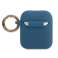 Guess GUACCSILGLBL AirPods couverture bleu/bleu Silicone Glitter photo 1