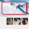 Funda transparente 3 en 1 para iPhone 12 Pro Max Gel Cover con marco rojo fotografía 2