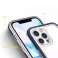 Clear 3in1 Case for iPhone 12 Pro Max Gel Cover with Frame Blue image 3