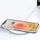Klare 3in1 Hülle für iPhone 12 Gel Cover mit Rahmen Blau Bild 6
