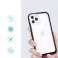 Funda transparente 3 en 1 para iPhone 11 Pro Gel Cover con marco negro fotografía 1