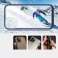Klare 3in1 Hülle für iPhone 11 Gel Cover mit Rahmen Blau Bild 2