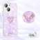 Kingxbar epoksīda sērijas futrālis ar Swarovski Crystals iPhone 13 violetu attēls 1