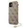 Gæt GUHCN61GF4GBR iPhone 11 brun / brun hård sag 4G Charms Colle billede 1