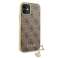 Gæt GUHCN61GF4GBR iPhone 11 brun / brun hård sag 4G Charms Colle billede 2