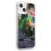 Guess GUHCP13MLFLSB iPhone 13 6,1" blue/blue hardcase Flower Liqu image 1