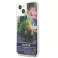 Guess GUHCP13MLFLSB iPhone 13 6,1" blue/blue hardcase Flower Liqu image 2