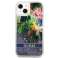Guess GUHCP13MLFLSB iPhone 13 6,1" blue/blue hardcase Flower Liqu image 3