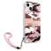Uzminiet GUHCP13MKCABPI iPhone 13 6,1" rozā/rozā cietais korpuss Camo Strap Co attēls 3