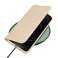 Custodia per fondina Dux Ducis Skin Pro con flip iPhone 13 Pro oro foto 5