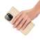 Custodia per fondina Dux Ducis Skin Pro con patta iPhone 13 oro foto 4