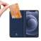 Custodia per fondina Dux Ducis Skin Pro con flip iPhone 13 blu foto 1