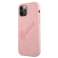 Guess GUHCP12MLSVSPI iPhone 12/12 Pro 6,1" pink/pink hardcase Script image 1