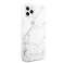 Guess GUHCN65PCUMAWH iPhone 11 Pro Max wit / wit marmer foto 4