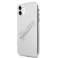 Guess GUHCN61KTRSVSI iPhone 11 6,1" Transparante hardcase Vintage Scrip foto 1