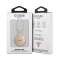 Guess GUATPSASRSD AirTag case beige/beige Saffiano Vintage Script image 2