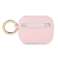 Guess GUAPSSSI AirPods Pro Cover pink/pink Silikon Vintage Script Bild 1