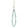 Guess pendant GUSTPEARP Phone Strap blue Heishi Beads image 1