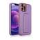 Uusi jalustakotelo Samsung Galaxy A12 5G:lle jalustan violetilla kuva 1