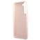 Guess GUHCS22MLSLMGPP S22 + S906 roze / roze hardcase Silicone Script M foto 6