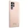 Guess GUHCS22LLSLMGPP S22 Ultra S908 rosa / rosa tapa dura silicona Scr fotografía 3