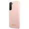 Guess GUHCS22SLSLMGPP S22 S901 pink/pink hardcase Silicone Script Me image 1