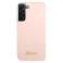 Guess GUHCS22SLSLMGPP S22 S901 pink/pink hardcase Silicone Script Me image 2