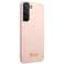 Guess GUHCS22SLSLMGPP S22 S901 pink/pink hardcase Silicone Script Me image 3