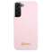 Guess GUHCS22SLSLMGLA S22 S901 lavendel / lavendel hardcase Siliconen Scri foto 2