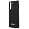 Guess GUHCS21MLSLMGBK S21 + G996 zwart / zwart hardcase siliconen script foto 5