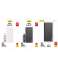 Dudao Powerbank 10000mAh 18W Schnellladung Stromversorgung 2x USB / 1x U Bild 4
