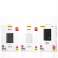 Dudao Powerbank 10000mAh Power Delivery Quick Charge 3.0 22.5 W schwarz Bild 1
