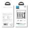 Joyroom 3in1 cable USB - Lightning / Lightning / USB Tipo C 3.5A 480 Mbp fotografía 4