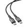Acefast USB Type-C - USB Typ-C Kabel 1.2m, 60W (20V/3A) schwarz (C1-03 b Bild 1