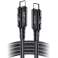 Acefast USB Type-C - USB Typ-C Kabel 2m, 100W (20V/5A) schwarz (C4-03 Bl Bild 5