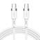 Joyroom strapazierfähiges USB Typ-C auf USB Typ-C 3A Kabel 1.8m weiß (S-1830N9 Bild 2