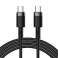 Joyroom strapazierfähiges USB Typ-C auf USB Typ-C 3A Kabel 1.8m schwarz (S-1830N Bild 2