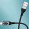 Dudao USB uz USB Type-C kabelis, kas ātri uzlādē PD 66W melnu (L7Max) attēls 3