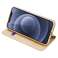 Custodia Dux Ducis Skin Pro fondina con flip iPhone 13 mini oro foto 3