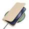 Custodia Dux Ducis Skin Pro fondina con flip iPhone 13 mini oro foto 5