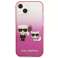 Karl Lagerfeld KLHCP13STGKCP iPhone 13 mini 5,4" hardcase roze/roze foto 2