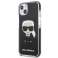 Karl Lagerfeld KLHCP13MTPEIKK iPhone 13 6,1" hardcase zwart/zwart Ico foto 1