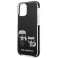Karl Lagerfeld KLHCP12MTPEKCK iPhone 12/ 12 Pro hardcase zwart/zwart foto 5