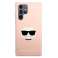 Karl Lagerfeld KLHCS22LSLCHPI S22 Ultra S908 hardcase roze/roze Sili foto 2