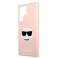 Karl Lagerfeld KLHCS22LSLCHPI S22 Ultra S908 hardcase roze/roze Sili foto 5